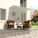Maison Exclusive - Auvent rétractable, 250 x 150 cm, crème