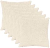 vidaXL - Taie d'oreiller - 6 pièces - Blanc - 65 x 65 cm