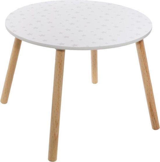 Tafel Voor Kinderen Nuage Sterren Wit