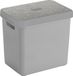 Sunware Opbergbox - lichtgrijs - 25 Liter - kunststof - met deksel - 35 x 25 x 36 cm