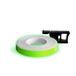 4R Quattroerre.it 10290 Fluorescerende decoratieve strepen Wheel-Stripes voor motorvelgen met applicator, fluo groen, 7 mm x 6 m