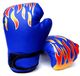 Gants de boxe pour enfants, adaptés à l'entraînement de boxe pour jeunes et compétitions professionnelles. Gants épais en Polyuréthane pour sac de frappe, couleur bleu
