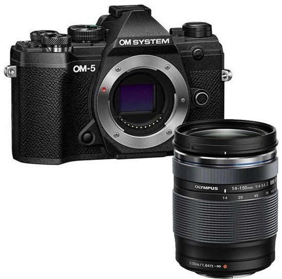 OM System OM-5 Mark II Zwart + 14-150mm f/4.0-5.6 II