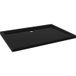 Receveur de douche rectangulaire en ABS noir 70x100 cm