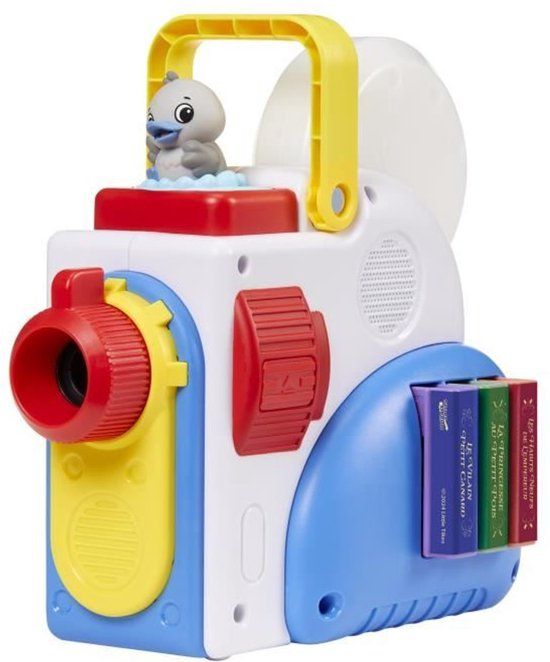 Little Tikes Story Dream Machine Starter Pack met 3 klassieke sprookjes, audio, licht en geluid projector voor kinderen, met 3 verhalen en 1 figuur, voor kinderen vanaf 3 jaar