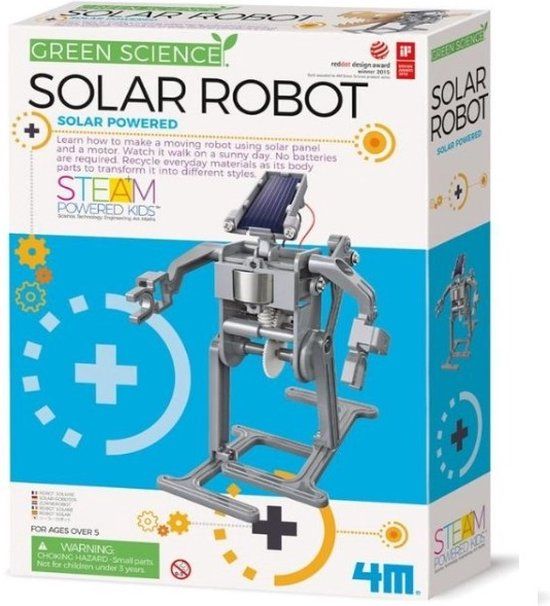 4M Kidzlabs Green Science Solar Robot - Dutch Version