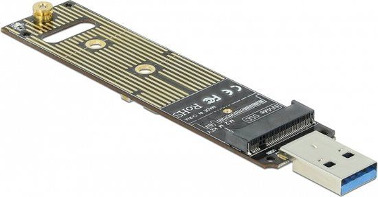 Delock M.2 NVMe PCIe SSD naar USB 3.1 Gen 2 Converter