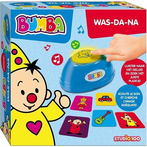 Bumba Studio 100 Bumba Geluidenspel Was-da-na - Educatief spel voor peuters - Nederlands & Frans