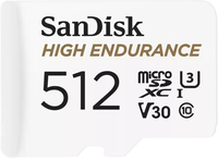 SanDisk High Endurance microSDXC 512 GB + SD adapter