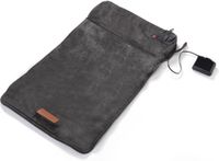 BERTSCHAT Warmtekussen | 50 x 30 | Zwart | Duurzaam & Draadloos | USB | Tot 7 uur verwarming