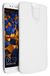mumbi Echt leren hoesje compatibel met Huawei G8 / GX8 hoes lederen tas case wallet, wit
