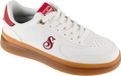Skechers Duraleather Lace Up Snoop Cupsole Sneaker, Mannen, Wit, Sneakers, maat: 48,5