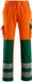 Mascot Safe Compete Broek met kniezakken 07179-860 - hi-vis oranje/groen - C46