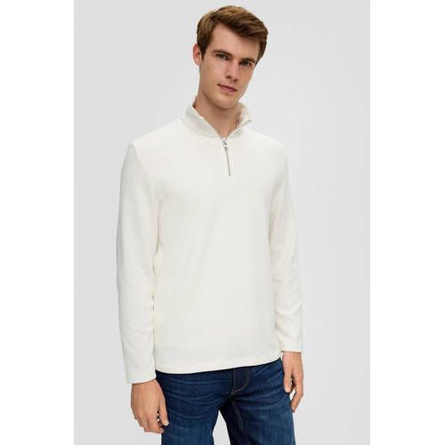s.Oliver Regular Fit Longsleeve - Ecru