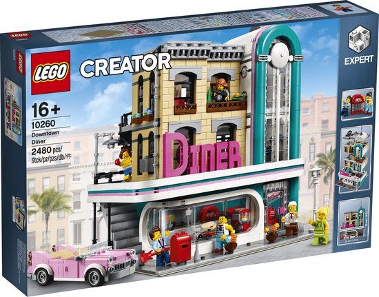 LEGO Creator Expert 10260 Downtown Diner - Bouwset - 2480 Onderdelen