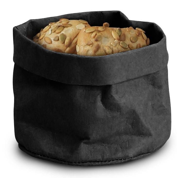 Hendi Papieren Broodzak Zwart 170x170x(h)150