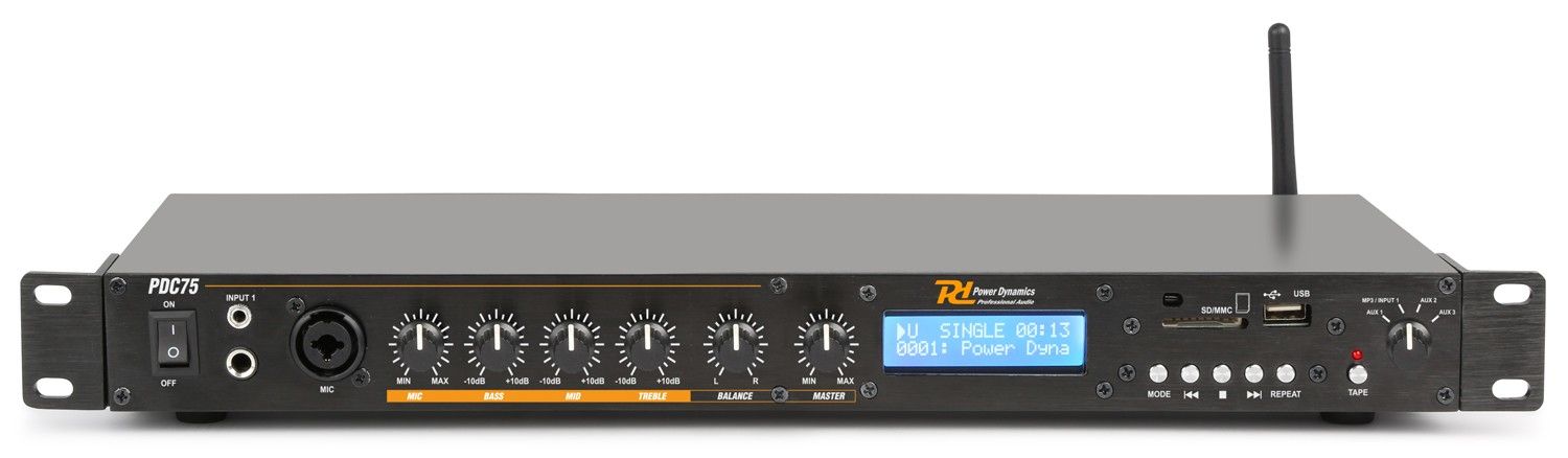 Power Dynamics PDC75 Media Player - Black