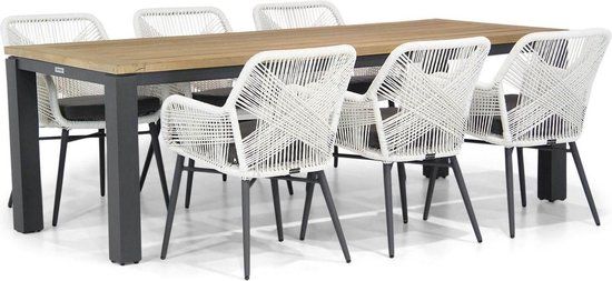 Lifestyle Garden Furniture Lifestyle Advance/Veneto 230 cm dining tuinset 7-delig