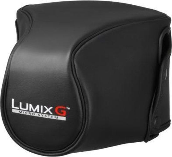 Panasonic DMW-CGK12E-K Zwart Leren Cameratas