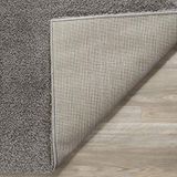 Safavieh Shaggy Geweven Vloerkleed voor Binnen, Fluweel Collectie, VSG169, Grijs, 122 X 183 cm