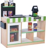 Teamson Kids Kassier - Kinderspeelgoed - Rollenspel Speelgoed - Groen/Hout
