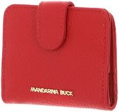 MANDARINA DUCK Leren kaarthoes Mellow Leather Card Case Diva rood