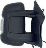 Spieg BILMAX Rechter Buitenspiegel Vervanging voor Fiat Ducato, Peugeot Boxer, Citroën Jumper 2006–2024 Elektrisch Verstelbaar, Verwarmd, Handmatig Inklapbaar, Met Richtingsaanwijzer, Zwart met Structuur, 8-Pins (Passagierszijde)