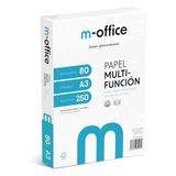 A3-papier, OFITURIA A3-papier, 80 g, 250 vel, multifunctioneel papier, voor inkjet- en laserprinters, A4-vellen, 297 x 420 mm, ideaal voor kantoor en thuis, m-kantoor (250 vellen)