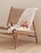 NOUKIE'S Mousseline deken Babou & Kendi luipaard ecru/terracotta 75 x 100 cm