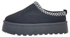 Post Xchange Black- Txt mf Chaussures femme Chaussures basses Mocassins Noir Loisir