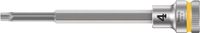 Wera 8740 B Zyklop douille avec entraînement 3/8", avec zone de profil extra-fine, 4 x 107 mm - 05003050001