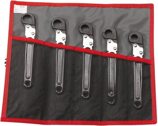 FACOM 70A.JE5T Ratelringsleutelset - 5-delig - Metrisch