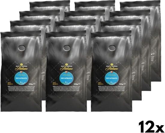 Gran Maestro Italiano Decafinato - Koffiebonen - 6 x 250g