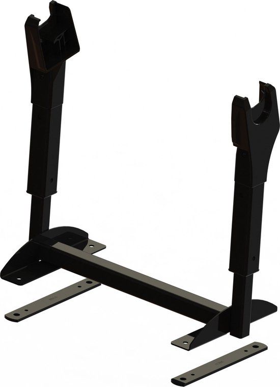 Steco - Maxi-Cosi-beugel voor bakfiets - Geschikt voor Mini-Mee - Mat Zwart