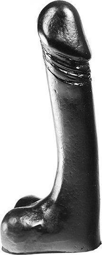 Dark Crystal Dildo - 18 x 3 cm - Zwart