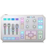 TC-Helicon GoXLR-WH Revolutionair online streamingplatform met 4-kanaals mixer, gemotoriseerde fade, geluidskaart en spraakeffecten