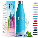 HoneyHolly Thermosfles, dubbelwandig, roestvrij staal, 500 ml, BPA-vrij, lekvrij
