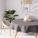 Soleil d'ocre Tafelkleed ALIX grijs rond 180 cm