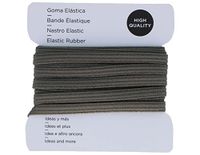 INNSPIRO Elastisch rubber, taupe, 5,3 mm, 3 m, voor naaien en knutselen