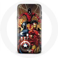 Maniacase Hoesje voor Samsung Galaxy J5 2017 Avengers invaders oude soldaten