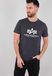 Alpha Industries Basic 100501 - T-shirt - normale maat - korte mouwen - heren, IJzergrijs