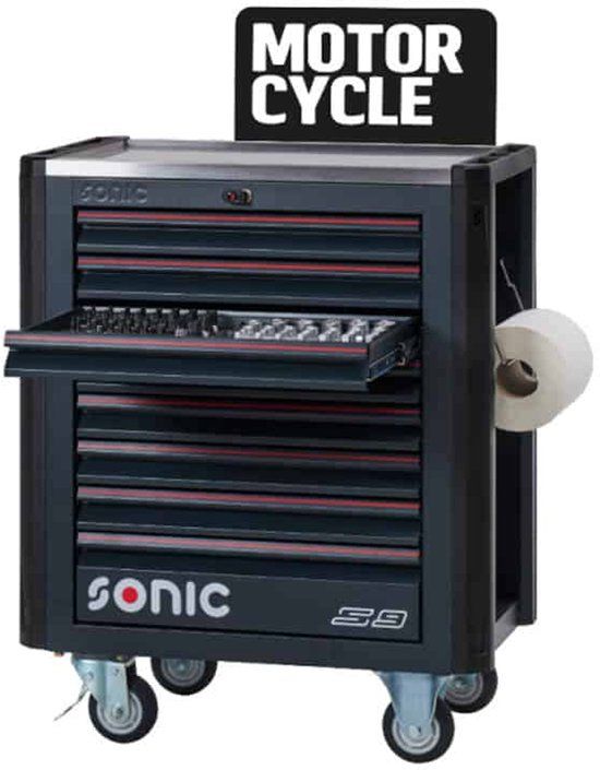 SONIC Equipment Sonic NEXT S9 349-delige gereedschapswagen