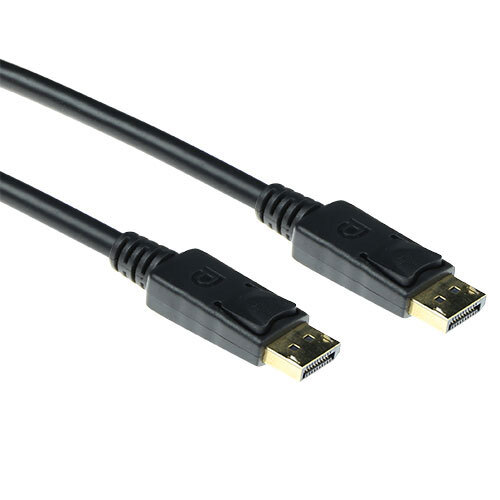 ACT 2 meter DisplayPort cable male - male, power pin 20 niet aangesloten