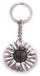 H-Customs Porte-clés Tournesol Pendentif Argent Métal