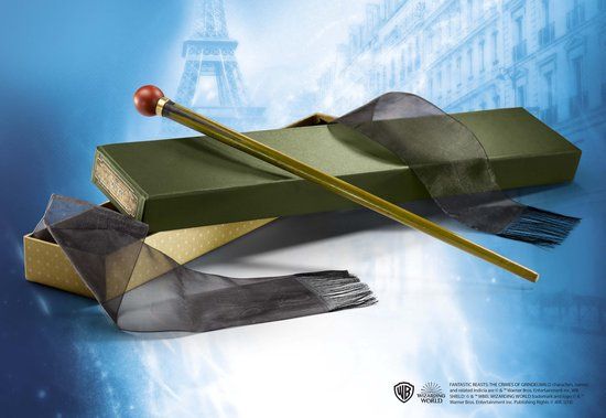 Noble Collection Fantastic Beasts Skender's Wand Replica - Green - Plastic