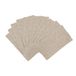 SARO LIFESTYLE Effen kleur poly en linnen mix Toscana servetten zonder zoom rand (set van 12), 80% polyester, 20%, natuurlijk, 20 inch