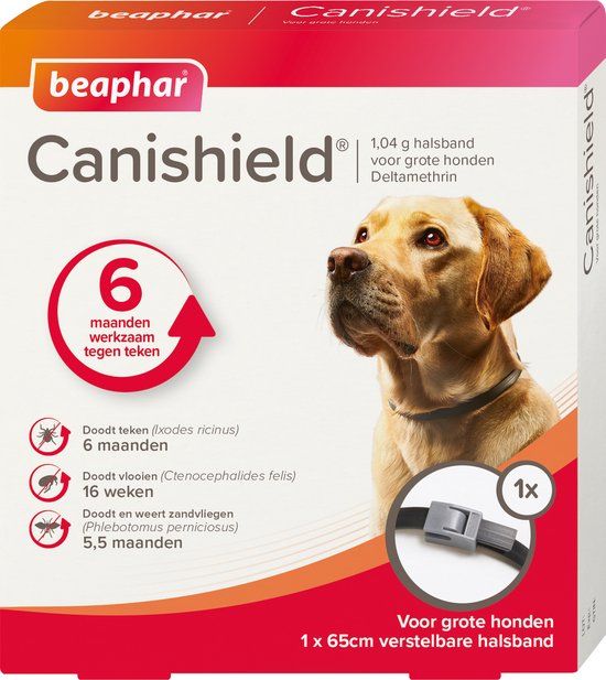 Beaphar Canishield Anti Vlooien en Tekenband Hond L 65 cm