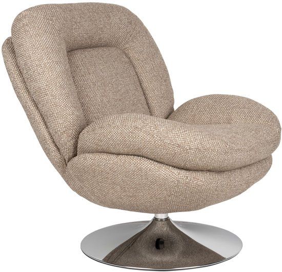 Housecraft Living Romy Fauteuil Draaibaar Bruin