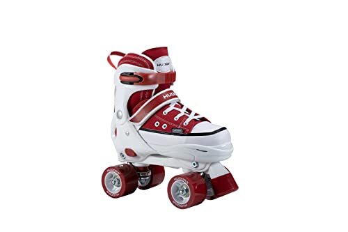 Hudora Rolschaatsen, sneakers voor kinderen en jongeren, in grootte verstelbare rolschaatsen, comfortabele quad skates, disco roller