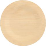 PAPSTAR 10 Borden, gemaakt van bamboe pure rond Ø 18 cm · 1,5 cm
